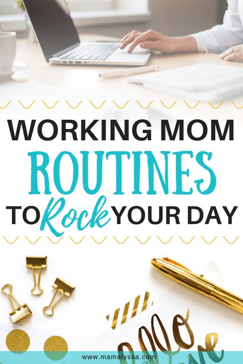 Routines are the staple to any Working Mom's sanity. Here are the best tips on how create perfect routine and take back time with your kids. #workingmom #routines #workingmother #easydailyroutines Organisation, Working Mom Organization, Working Mom Routine, Working Mom Guilt, Working Mom Schedule, Perfect Routine, Mom Routine, Pumping At Work, Detox Kur