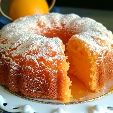 Orange Cake Box Recipe, Cake Mix Orange Cake, Orange Cake From Box Cake, Orange Poke Cake With Orange Juice, Keto Orange Cake, Orange Pound Cake From Cake Mix Boxes, Dream Cycle Cake, Orange Juice Pound Cake Recipe, Vanilla Bundt Cake With Pudding