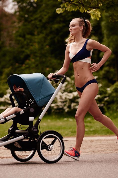 Does this photo offend you? Click through to find out why it's sparked such controversy and join the debate Bugaboo Stroller, Luxury Stroller, Running Mom, Tracy Anderson, Magazine Vogue, Jogging Stroller, Cara Delevingne, Kristen Stewart, Model Pictures