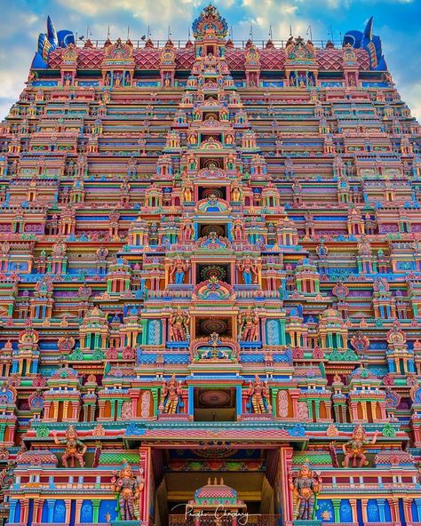 Principal Main shrine (Rajagopuram) of Sri Ranganathaswamy Temple, located in Srirangam, Tiruchirapalli, Tamil Nadu, India Sri Ranganathaswamy Temple, Ranganathaswamy Temple, Badshah Rapper, Temple India, Mobile Wallpaper Android, Photoshop Backgrounds Backdrops, Wallpaper Android, Indian Architecture, Tour Posters