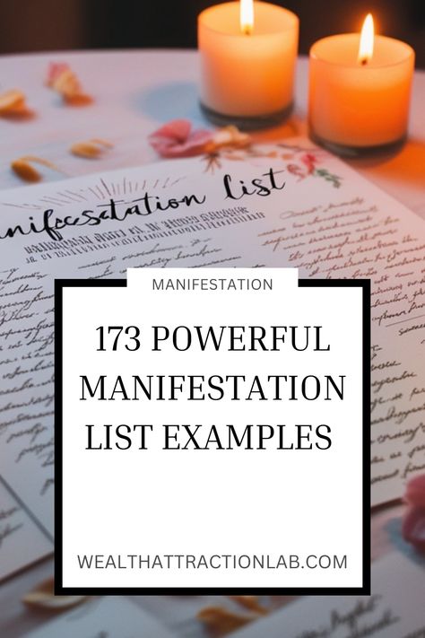 Let me tell you, when I first heard about manifestation lists, I thought it was a bunch of woo-woo nonsense. But boy, was I wrong! After hitting rock bottom with a mountain of debt and two kids to support, I decided to give it a shot. What did I have to lose, right?    The Magic of Putting Pen to Paper    There's something seriously powerful about writing...  #LawofAttraction #MoneyManifestation #PersonalDevelopment #SpiritualGuidance #SpiritualLaws #WealthBuilding #WealthMindset #ManifestRitual Manifestation List Examples, Project 369, Manifestation List, Hitting Rock Bottom, Powerful Manifestation, Manifestation Techniques, Woo Woo, Journey To Success, Manifest Your Dreams