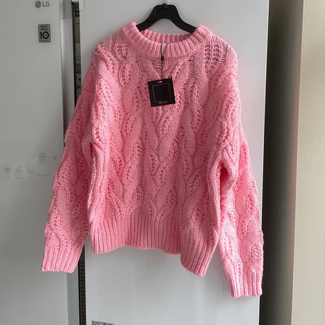 Gyaru Sweater, Pink Fuzzy Sweater, Dachshund Sweater, Pink Sweaters, Camo Sweater, Pink Knit Sweater, Red Crewneck, Blue Knit Sweater, Vintage Versace