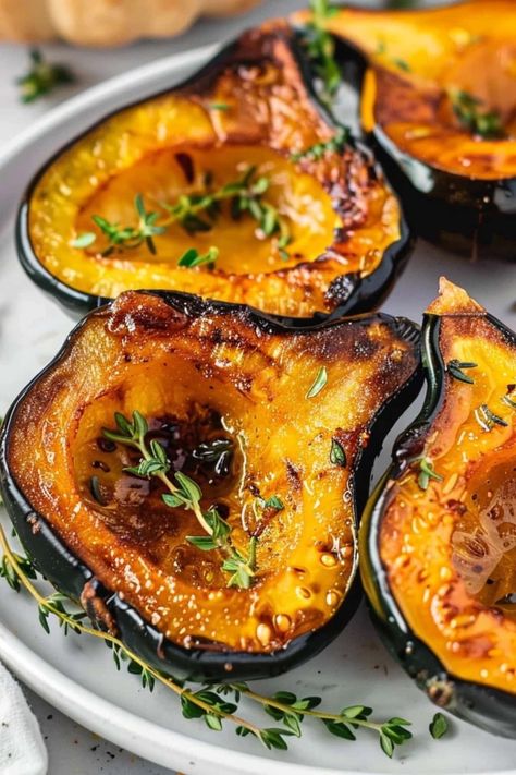 This air fryer acorn squash is so full of flavor! With brown sugar and cinnamon, it turns out caramelized, sweet, and delicious. Stuffed Acorn Squash Air Fryer, Acorn Squash And Zucchini Recipes, Acorn Squash Recipe Brown Sugar, Air Fry Squash Recipes, Air Fry Acorn Squash, Spa Fridge, Acorn Squash Recipe Air Fryer, Air Fryer Acorn Squash Recipes, Savory Acorn Squash Recipes