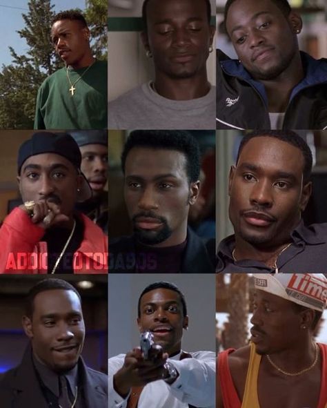 Omar Epps 90s, Ralph Tresvant 90s, 90s Fine Men, Chris Tucker 90s, Fine Black Dudes, 90s Black Men Aesthetic, Omar Gooding, Boys In The Hood, 90s Black Men