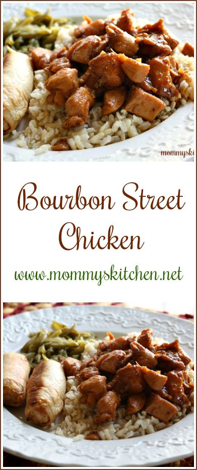 New Orleans, Louisiana Recipes, Burbon Chicken, Bourbon Street Chicken, Street Chicken, New Orleans Recipes, Cajun Creole Recipes, Family Friendly Recipes, Texas Food