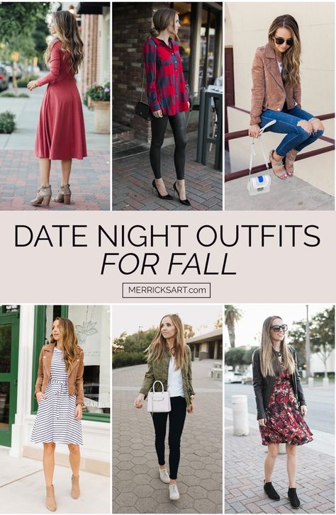 What to Wear: Date Night Outfits | 10 Casual + Cute Date Night Outfits Fall Dinner Date Outfit, Fancy Date Night Outfit, Dinner Date Night Outfit, Date Outfit Fall, Cute Date Night Outfits, Trendy Date Night Outfit, Casual Date Night Outfit, Dinner Date Outfits, Winter Date Night Outfits