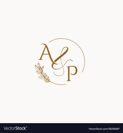 Ap Wedding Logo Design, Ap Letters Design, Ap Initial Logo, Ap Wedding Logo, Ap Logo Design Fonts, A And P Logo, Ap Logo Design Letter, Ap Logo Design, Wedding Initials Logo Design