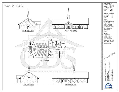 Informational church building resource, church building experts and expansion consultants. FREE SAMPLE church floor plans. Over 1,000 church plans. Site Development Plan Landscapes, Church Floor Plans, Church Building Plans, Site Development Plan, Church Design Architecture, Church Building Design, Circle House, Church Interior Design, Small House Design Exterior