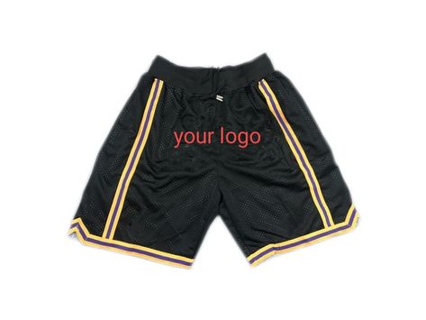 Belt is made of elastic rib 2 colors tape is used on both fronts and on bottom of shorts 🩳😉 Nba Basketball Shorts, Lakers Shorts, Printed Letters, Team Wear, Yellow Shorts, Basketball Shorts, Nba Basketball, Mens Basketball, Los Angeles Lakers