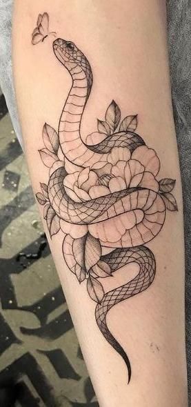 Men Tattoo Stencil, Stencil Outline Tattoo, Two Headed Snake Tattoo, Nature Sleeve, Tattoo Ideas Female Meaningful, Symmetrical Tattoo, Inner Bicep Tattoo, Tattoo S, Tattoos Inspo