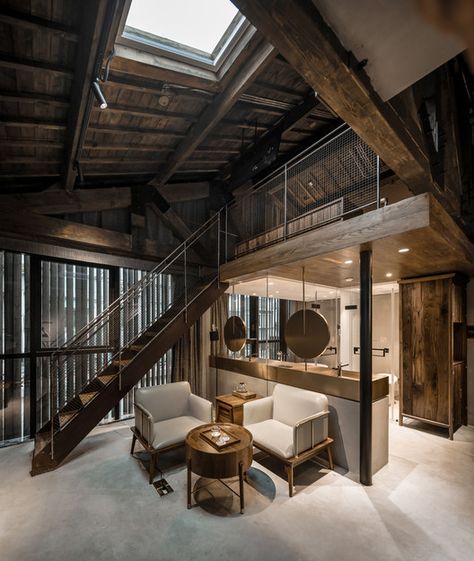 Loft Hotel, Industrial Loft Design, Luxury Instagram, Chic Loft, Architecture Luxury, Luxury Exterior, Loft Interior Design, Loft Interior, Loft Interiors