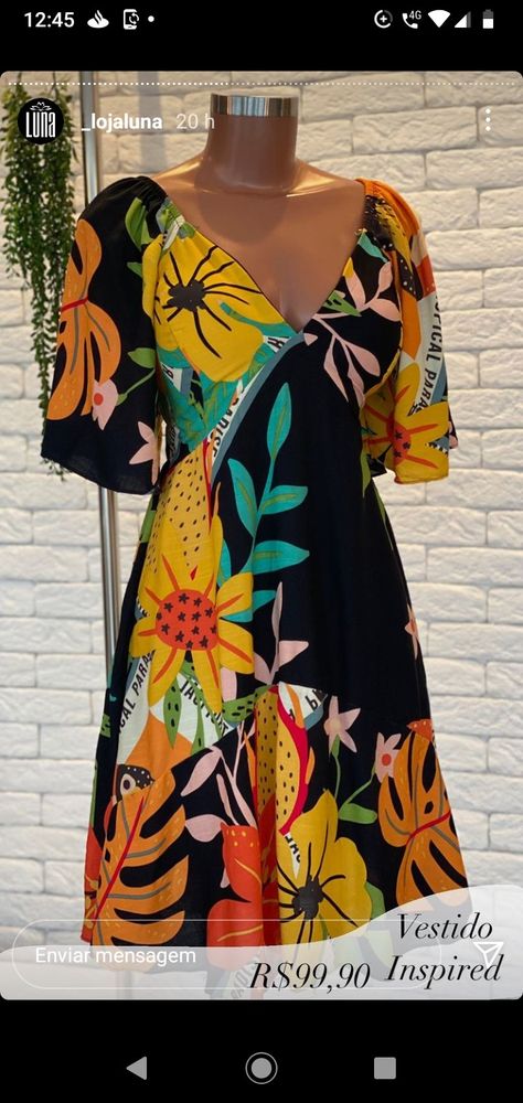 Materials Gown Style, Hawaiian Print Dress, Best Casual Outfits, Long Dress Design, Dress Neck Designs, Tween Outfits, Fashion Dresses Casual, Lovely Clothes, Indian Fashion Dresses