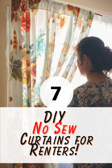 🏠 Renting and need stylish curtains? These 7 DIY no-sew curtains are perfect for renters who want to customize their space. No permanent changes required, and you can take them with you when you move. Check out these renter-friendly ideas now! ✨🪟 Make Your Own Curtains Diy, Easy Diy Curtains No Sew, Old Curtains Repurpose, Sheets As Curtains No Sew, Tablecloth Curtains Diy, Easy Curtains Diy, Diy Curtains No Sew, Curtain Ideas Diy, Diy Curtains Ideas