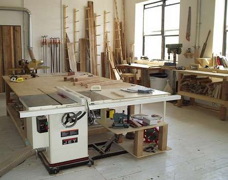 Workshop Layout, Woodworking Shop Layout, Woodworking Basics, Table Saws, Woodworking Box, Woodworking Joinery, Woodworking Joints, Workshop Ideas, Woodworking Table