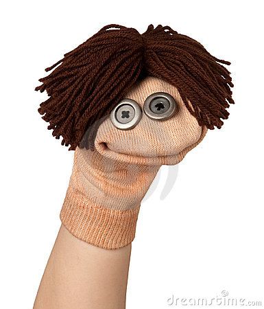 hand muppet puppets. No tutorial...just the picture, but a stinkin' cute one! Diy Sock Puppets, How To Make Socks, Animal Hand Puppets, Sock Puppet, Glove Puppets, Puppets For Kids, Puppets Diy, Sock Puppets, Puppet Patterns