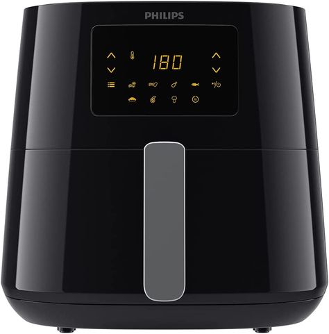 Philips Essential Airfryer with Rapid Air Technology, 1.2Kg, 6.2L, 2000 Watt, 5 portions, Black, HD9270/91 : Amazon.co.uk: Home & Kitchen Air Fryer Kitchen, Philips Air Fryer, Deep Fryers, Kitchen Vacuum, Kitchen Finds, Vacuum Packaging, Air Fryer Healthy, Air Fryers, Air Frying