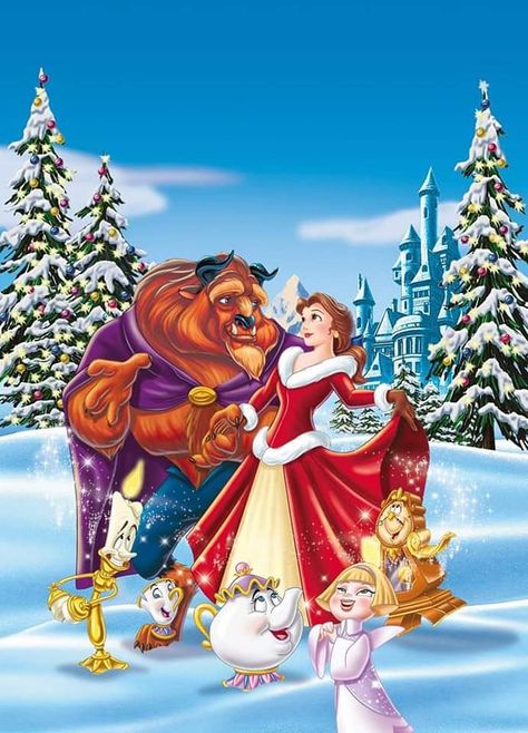 Disney Christmas Movies, Kids Christmas Movies, Enchanted Christmas, Beauty And The Beast Movie, Best Christmas Movies, Christmas Films, Classic Christmas Movies, Disney Belle, Idina Menzel