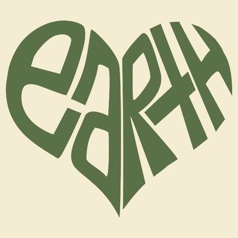 Earth Earth Logo, Typographic Logo Design, Protest Posters, Our Planet Earth, Love The Earth, Diy Clothes Design, Heart Illustration, Earth Design, Typographic Logo