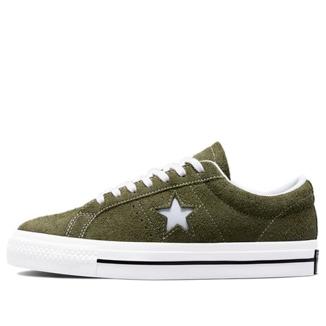 Converse One Star Pro, Converse Star, Sneakers Converse, Cargo Khaki, Converse One Star, Black Gums, Swag Shoes, One Star, Womens Converse