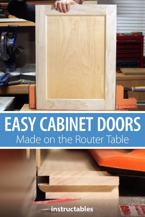 Cabinet Making Plans, Easy Cabinet Doors, Diy Cabinet Doors Easy, How To Make Shaker Cabinet Doors, How To Make Cabinet Doors, Making Cabinet Doors, Cabinet Door Router Bits, Diy Shaker Cabinet Doors, Diy Kitchen Cabinets Build