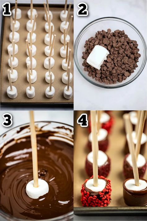 Chocolate Dipped Marshmallows are a fun activity for any holiday, made with marshmallows dipped in melted chocolate and rolled in sprinkles! Marshmallow Pops Christmas, Melt Chocolate For Dipping, Dipped Marshmallows, Chocolate Dipped Marshmallows, Xmas Desserts, Marshmallow Dip, Marshmallow Cookies, Chocolate Covered Marshmallows, Marshmallow Pops