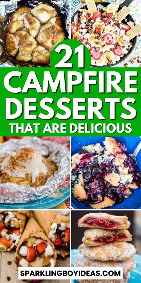 Looking for delicious campfire desserts? Explore our collection of camping desserts, including s'mores desserts, grilled desserts, and campfire pies. Indulge in the goodness of campfire recipes. From classic roasted marshmallows to creative foil packet desserts, we have you covered. Discover the joy of Dutch oven desserts and satisfy your sweet tooth with a campfire cobbler and brownies. Get inspired with our camping dessert ideas and elevate your outdoor experience with easy campfire treats. Campfire Roasting Ideas, Foil Packet Desserts, Camping Dessert Ideas, Easy Camping Desserts, Campfire Cobbler, Campfire Dutch Oven Recipes, Oven Desserts, Campfire Pies, Hiking Recipes