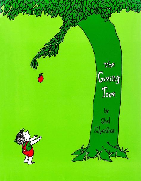 The Giving Tree Aesthetic, The Giving Tree Illustrations, The Giving Tree Drawing, The Giving Tree Art, The Giving Tree Tattoo, Books From The 90s, Giving Tree Tattoo, Giving Tree Tattoos, Shel Silverstein Books