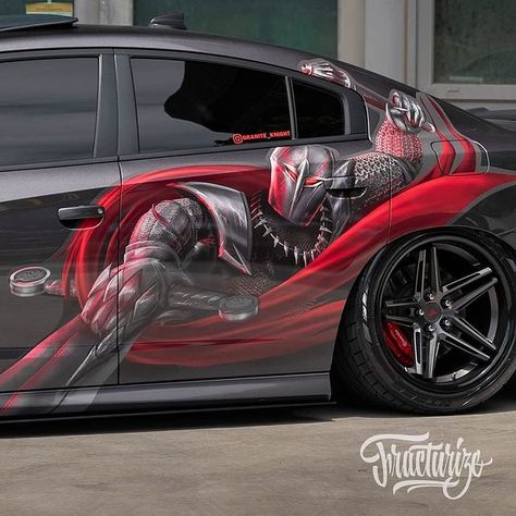 @fracturize on Instagram: “Custom knight design I did for @granite_knight wrapped by @imdsandiego photo by @_dbshutter Thanks for watching dm me for custom design…” Knight Design, Car Wraps, Car Wrap Design, The Knight, Car Wrap, Thanks For Watching, Dm Me, Sports Car, Custom Design