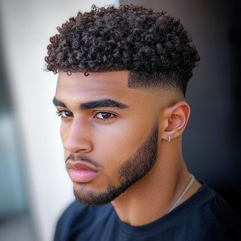 Low Fade Black Men's Haircuts: Sleek & Stylish Looks Black Hairstyles Men Short, Curly Black Hair Men, Men’s Curly Hair Low Taper Fade, Low Mid Fade Curly Hair, Curly Medium Hair Men, Indian Haircut Men, Haircut For Black Hair, Low Temp Fade, Black Men Low Taper Fade