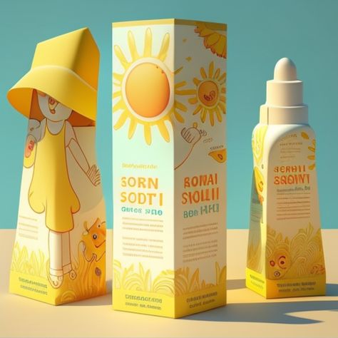 Sunscreen for Children Packaging Design | Design Ispiration | Sunscreen Branding | Sunscreen Brand Identity| Brand identity examples | Packaging Design Ideas | Sunscreen Brand Template | Brand Identity for Sunscreen Brand | Sunscreen Packaging | Skincare Packaging | Packaging Design Inspiration | Brand Packaging | Product Packaging| Created by #MidjourneyAI, #Midjourney #aiart #art #ai #artificialintelligence #machinelearning #aiartcommunity #aiwebsite Sunscreen Packaging Ideas, Cute Sunscreen Packaging, Sunscreen Label Design, Sunblock Packaging, Sunscreen Branding, Sunscreen Packaging Design, Sunscreen Design, Brilliant Packaging Design, Playful Packaging