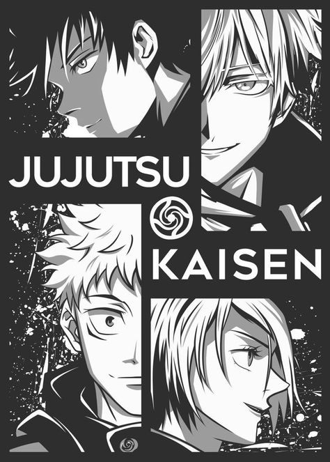 Jujutsu Kaisen #jujutsukaisen #myanimeforlife Jujutsu Kaisen Characters, Printable Wall Collage, Simple Anime, Ninja Art, Ju Jitsu, Anime Printables, Anime Tshirt, Graphic Tshirt Design, Anime Fairy