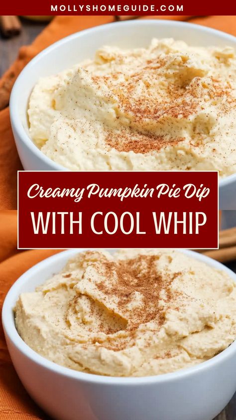 Indulge in a delightful treat with this easy-to-make pumpkin pie dip with cool whip. Perfect for fall gatherings, this creamy and flavorful dip is sure to become a hit at any party. Simply whip together canned pumpkin, cream cheese, pumpkin pie spice, and Cool Whip for a smooth and decadent dessert that pairs perfectly with graham crackers or apple slices. Dip With Cool Whip, Cream Cheese Pumpkin Pie, Cheese Pumpkin Pie, Spiced Pumpkin Pie, Cheese Dippers, Creamy Pumpkin Pie, Cream Cheese Pumpkin, Pumpkin Pie Dip, Spiced Whipped Cream