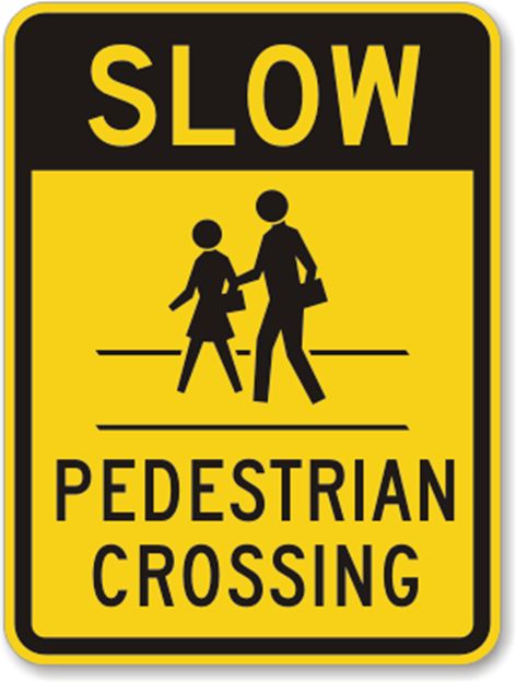 Pedestrian Crossing Signs Throughout ... Road Safety Poster, Pedestrian Sign, Reflective Sign, Pedestrian Crossing, Danger Signs, Spongebob Party, Traffic Sign, Crossing Sign, Safety Posters