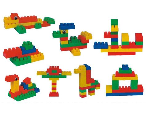 Mega Blocks Building Ideas, Kids Building Blocks, Building Blocks Infographic, Kapla Blocks Ideas, Lego Therapy, Lego Baby, Erector Set, Lego Education, Baby Puzzles