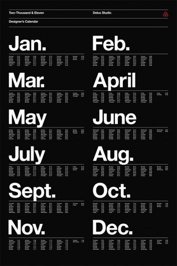 Posters Typography, Book Portfolio, Best Posters, Kalender Design, Creative Calendar, 달력 디자인, Spiegel Design, Typography Graphic Design, Calendar Layout