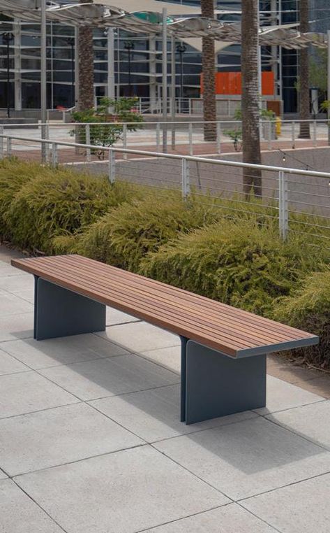 Out Door Bench, Outdoor Bench With Storage, Bench Design Outdoor, Garden Bench Design, Outdoor Bench Design, Modern Bench Design, Modern Outdoor Bench, Wooden Bench Indoor, Modern Bench Outdoor