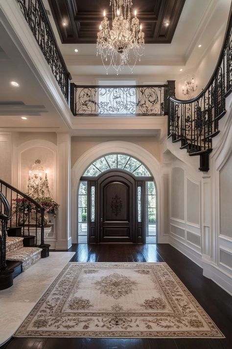 Make a Grand Entrance with Elegant Home Entryway Designs 🚪✨ Create a welcoming and sophisticated entryway with elegant decor. Use chic furniture, stylish lighting, and tasteful accents to set the tone for your home. 🌿🪞 #ElegantEntryway #HomeDecor #FirstImpressions #InteriorDesign Grand Foyer Ideas Entryway, Entryway Designs, Foyer Ideas Entryway, Home Entryway, Elegant Entryway, Beautiful Front Doors, Grand Entryway, Dream Apartment Decor, Grand Foyer