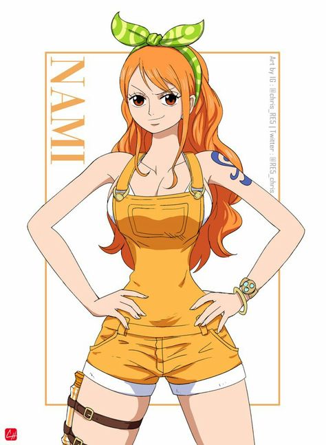 One Piece Tshirt, One Piece Stampede, Nami Cosplay, One Piece Cosplay, One Piece Clothing, One Piece Nami, Nami One Piece, Concept Clothing, One Piece Fanart