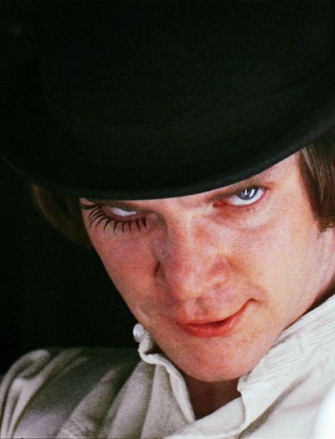 A Clockwork Orange (1971)  We went to see this in 1971, and walked out early due to the violence. Alex Delarge, Malcolm Mcdowell, A Clockwork Orange, Funny Aesthetic, Films Movies, Septième Art, Icon Wallpaper, Fiction Movies, Clockwork Orange