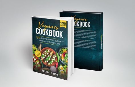 Cookbook cover design by arfin mehedi Recipe Cover Design, Cookbook Cover, Recipe Book Covers, 3d Mockup, Recipe Cover, Best Cookbooks, Cook Books, Kindle Cover, Ebook Cover