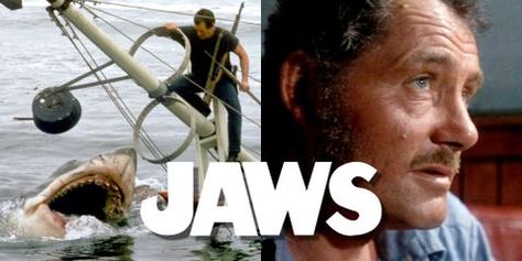 Jaws is easily one of the most quotable movies in cinema as a whole, so today we're going to pick through some of its best lines and quotes. Jaws Quint, Jaws Movie, Best Movie Quotes, Barbie Quotes, Downstairs Loo, German Quotes, Bigger Boat, About Quotes, Tough Guy