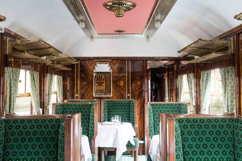 You Can Now Book Travel on a Vintage Train Car Designed by Wes Anderson - InsideHook Wes Anderson Design, Belmond British Pullman, British Pullman, The Darjeeling Limited, Pullman Train, Train Carriage, Simplon Orient Express, Victoria House, Vanessa Redgrave