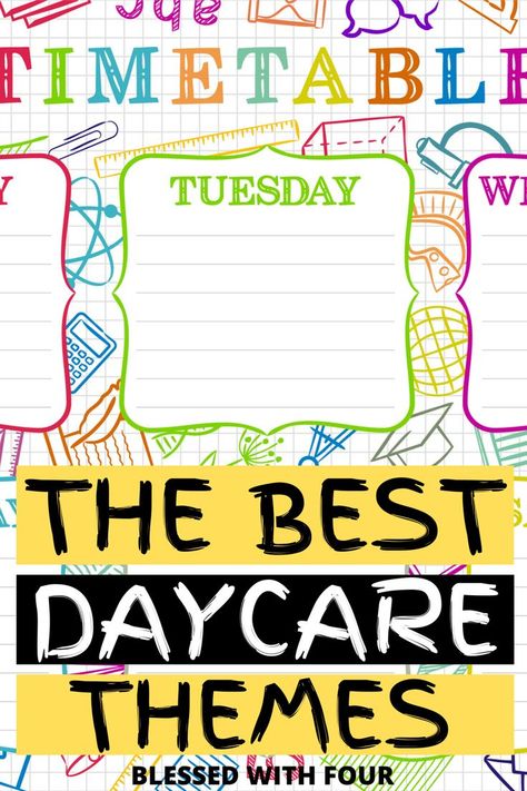 daycare themes Themes For Daycare Lesson Plans, School Age Themes Daycare, Infant Themes Daycare, September Daycare Activities, Daycare September Theme, Daycare Theme Weeks, Daycare Theme Days, Daycare Themes Monthly, Classroom Themes For Toddlers