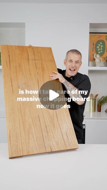 Andy Cooks on Instagram: "Wooden Board Care   #cooking #kitchen #care #home #howto #food" Diy Chopping Board, Wooden Kitchen Board, Andy Cooks, Wooden Window Frames, Wood Chopping Board, Wooden Coat Rack, Kitchen Board, Wooden Chopping Boards, Chopping Block