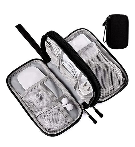 Computer Accessories Organizer Electronics Universal Accessories Organizer, Padded Pouch, Tech Bag, Electronic Organization, Cable Storage, Travel Bag Organization, Tech Gear, Electronics Accessories, Organizer Bag