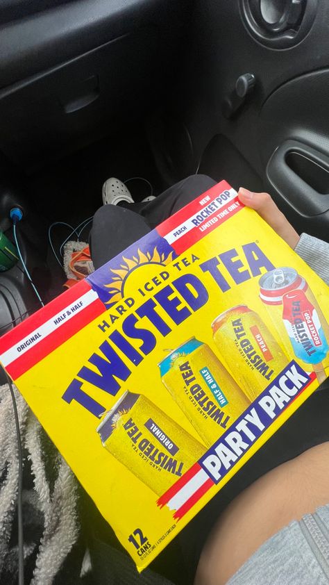 Twisted Tea Aesthetic, Twisted Tea Party, Bri Core, Alc Drinks, Rocket Pop, High Jokes, Pretty Alcoholic Drinks, Party Drinks Alcohol, Twisted Tea