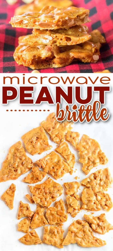 Microwave Peanut Brittle Recipe, White Chocolate Banana Bread, Microwave Peanut Butter Fudge, Microwave Peanut Brittle, Peanut Brittle Recipe, Cookie Exchange Recipes, Brittle Recipes, Simple Pantry, Candy Recipes Homemade