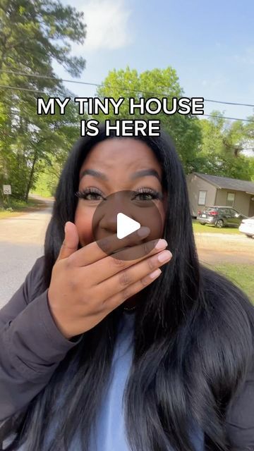 ✨bresha jeanae✨ on Instagram: "My tiny house is here 👀👀👀#tinyhouse #tinyhome #tinyliving" Tiny House Village Small Cottages, Turn A Shed Into A Tiny House, Shed Tiny Home Interior, Decorating A Tiny House, Cozy Tiny House Interior, Tiny Home Ideas Interiors, Shed Turned Tiny House, One Bedroom Tiny House, Diy Tiny House Under $5000