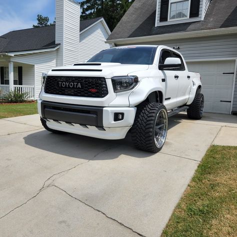 2019 Toyota Tundra TRD Honey D on 24 x 14s Toyota Trucks Tundra, New Toyota Tundra, 2015 Toyota Tundra, Toyota Tundra Trd, Tundra Truck, Toyota 4runner Trd, Tundra Trd, Black Men Fashion Swag, Toyota Trucks