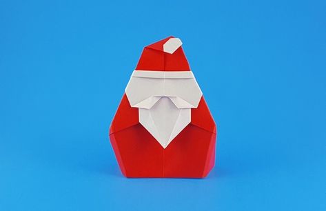 Origami Christmas and Santa Claus - Page 5 of 21 | Gilad's Origami Page Santa Claus Origami, Santa Origami, Origami Santa Claus, Origami Santa, Christmas Origami, Paper Art, Santa Claus, Origami, Christmas Crafts